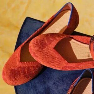 Rothy's Clay Floral Ballet Flats, Size 11.5